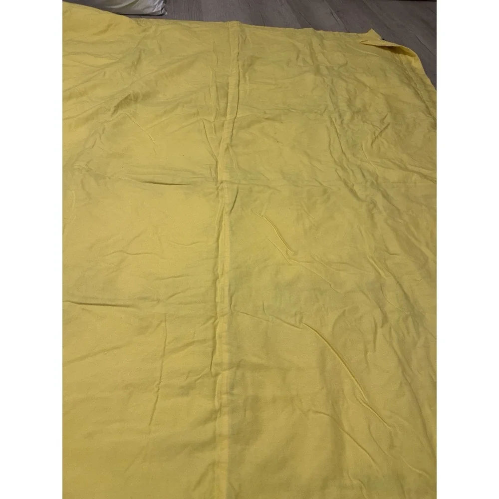 Vintage Homemade Quilt‎ Blanket 48x69 Yellow Pinwheel Star Houndstooth Grandma